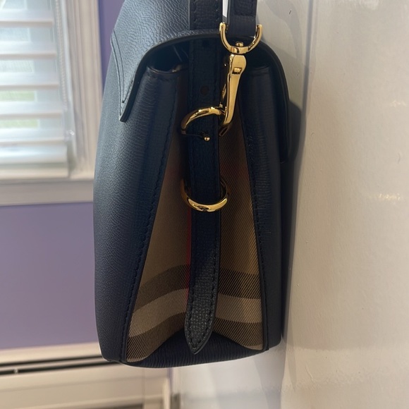 Burberry Navy Envelope Crossbody Bag - Picture 7 of 10